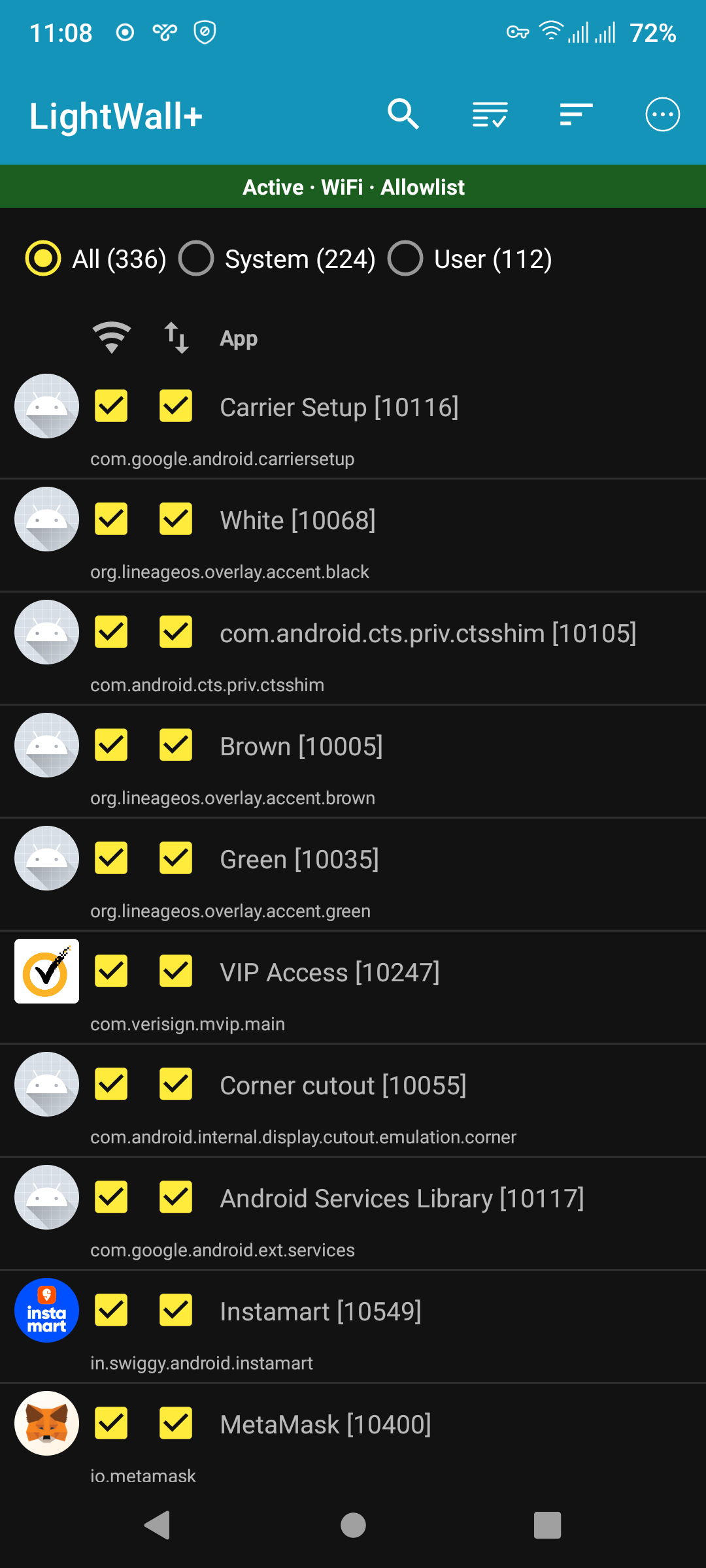 AFWall+ Lite screenshot